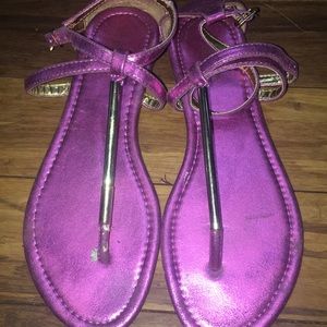 Delia’s Pink/Magenta Sandals